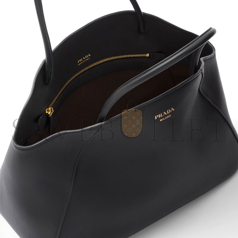 Pra*a large leather tote bag 1bg510 (40*30.5*17cm)